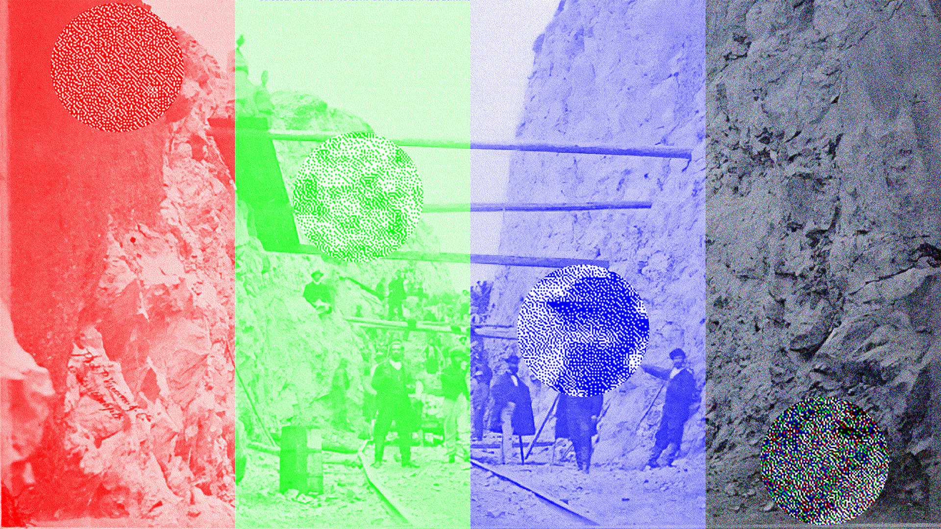 RGB colourisation of archival image from the construction of the Bagdad Railway ca. 1890